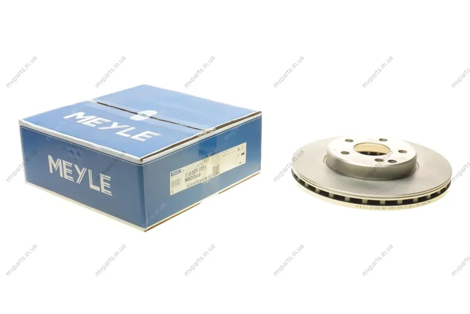 Диск гальмівний (передній) MB E-class (W211/S211) 02-09 (295x28) 015 521 2051 MEYLE 015-521-2051 (фото 1)
