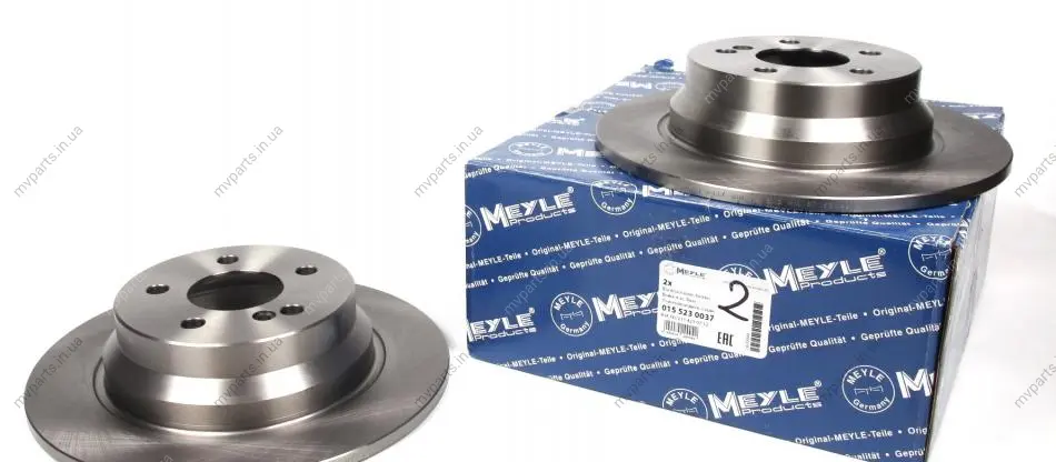 Диск гальмівний (задній) MB E-class (W211/W212/S211/S212) 02- (300x10) 015 523 0037 MEYLE 015-523-0037 (фото 1)