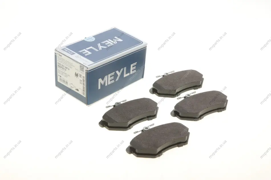 Колодки гальмівні (передні) VW Golf/Passat/Vento 1.4-2.0/1.9TDI -97 025 201 6816 MEYLE 025-201-6816 (фото 1)
