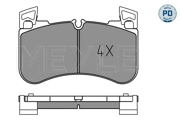 Колодки гальмівні (передні) Land Rover Discovery 2.0-3.0 i/3.0 D 12- 4x4 025 205 8117/PD MEYLE 025-205-8117-PD (фото 1)