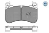 Колодки гальмівні (передні) Land Rover Discovery 2.0-3.0 i/3.0 D 12- 4x4 025 205 8117/PD MEYLE 025-205-8117-PD (фото 1)