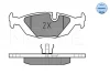 Колодки гальмівні (задні) BMW 3 (E30) 1.61.8/2.0 2.5 82-91 025 206 7516 MEYLE 025-206-7516 (фото 2)