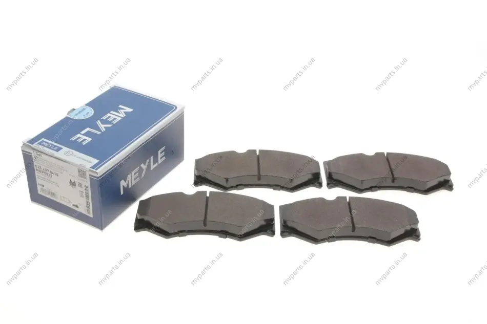 Колодки гальмівні (передні) MB 207-410D 025 207 8418 MEYLE 025-207-8418 (фото 1)