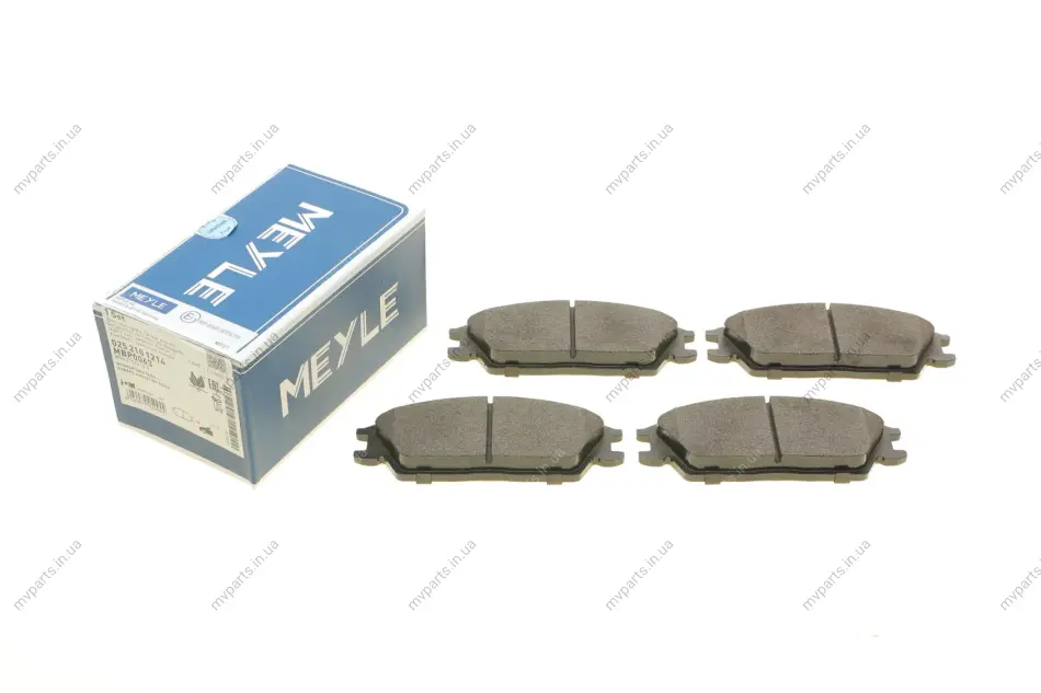 Колодки гальмівні (передні) Hyundai Accent I/II 89-06/Getz 02-11 (Akebono) 025 210 1214 MEYLE 025-210-1214 (фото 1)