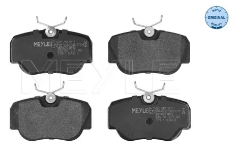 Колодки гальмівні (передні) MB 190 (W201) -93 025 210 5517 MEYLE 025-210-5517