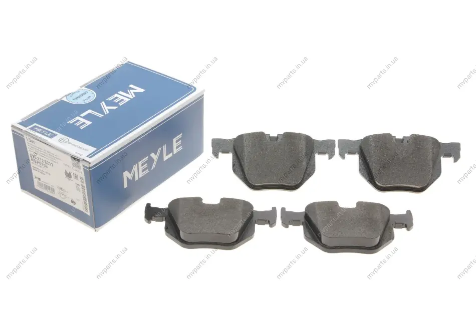 Колодки гальмівні (задні) BMW X5/X6 07- 025 212 8217 MEYLE 025-212-8217 (фото 1)