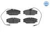 Колодки гальмівні (передні) Renault Laguna I/Megane I 1.6-2.0 i/DT 93-01 025 213 8818/W MEYLE 025-213-8818-W (фото 1)