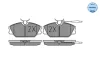 Колодки гальмівні (передні) Renault Laguna I/Megane I 1.6-2.0 i/DT 93-01 025 213 8818/W MEYLE 025-213-8818-W (фото 2)