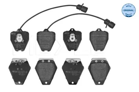 Колодки гальмівні (передні) Audi A8 94-00 025 214 5218/W MEYLE 025-214-5218-W