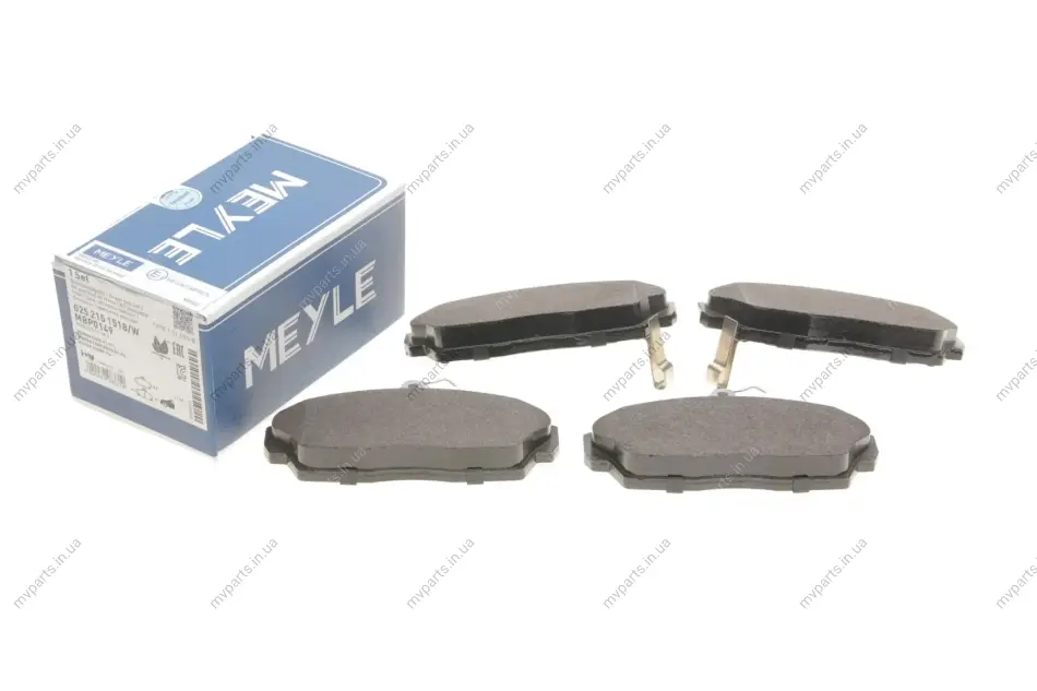 Колодки гальмівні (передні) Honda Civic VI/VII -05 025 215 1518/W MEYLE 025-215-1518-W (фото 1)