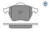 Колодки гальмівні (передні) Audi A4/VW Passat 1.6-2.8 95-01 025 216 2419/PD MEYLE 025-216-2419-PD (фото 3)