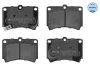 Колодки гальмівні (передні) Kia Rio 00-05/Mazda 323 89-98/121 II 90-96 025 216 5415/W MEYLE 025-216-5415-W (фото 1)