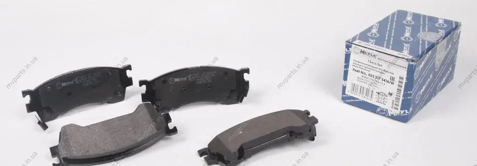 Колодки гальмівні (передні) Mazda 3/6 1.8-2.0 91-02 (131.6x51.5) 025 217 5416/W MEYLE 025-217-5416-W (фото 1)
