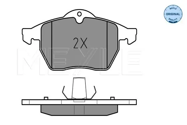 Колодки гальмівні (передні) Opel Astra G 99-02/Vectra B 95-03/Calibra A 91-97/Saab 9-3 98-09 025 218 2919 MEYLE 025-218-2919 (фото 1)
