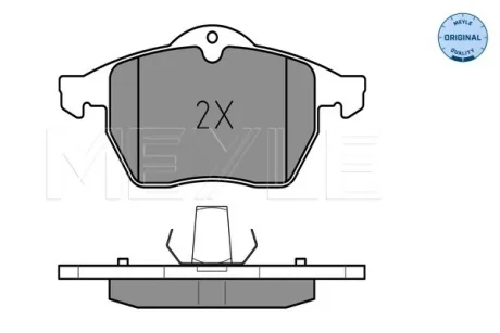 Колодки гальмівні (передні) Opel Astra G 99-02/Vectra B 95-03/Calibra A 91-97/Saab 9-3 98-09 025 218 2919 MEYLE 025-218-2919