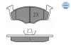 Колодки гальмівні (передні) Seat Cordoba/Ibiza/Toledo 93-02/VW Golf III/Polo 91-02 025 218 6619 MEYLE 025-218-6619 (фото 3)