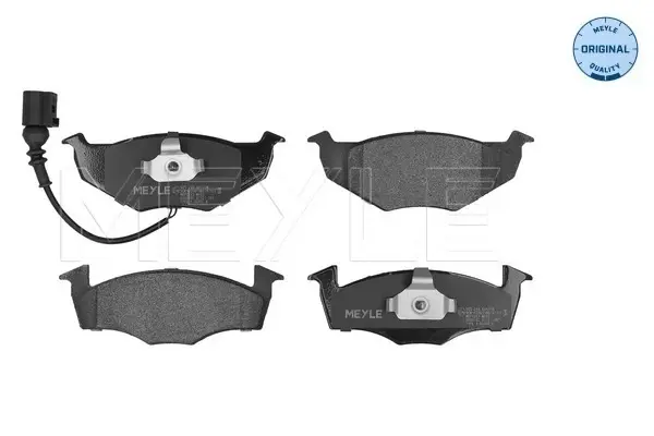 Колодки гальмівні (передні) Skoda Fabia/VW Polo 1.0-2.0 00-14 (з датчиком) 025 218 6817/W MEYLE 025-218-6817-W (фото 1)