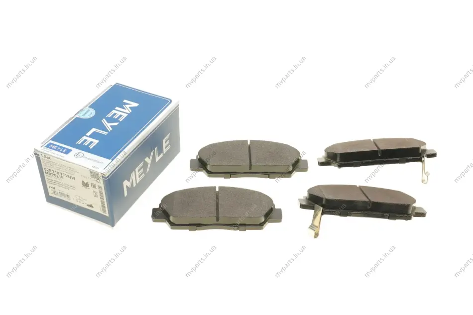 Колодки гальмівні (передні) Honda Accord V 92-98/Prelude III/IV/V 86-01/Rover 600 93-00 025 218 7918/W MEYLE 025-218-7918-W (фото 1)