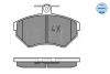 Колодки гальмівні (передні) Seat Cordoba/Ibiza/VW Caddy/Golf/Polo 91-04/Passat B3/B4 88-97 025 219 4516 MEYLE 025-219-4516 (фото 2)