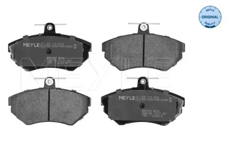 Колодки гальмівні (передні) Seat Cordoba/Ibiza/VW Caddy/Golf/Polo 91-04/Passat B3/B4 88-97 025 219 4516 MEYLE 025-219-4516