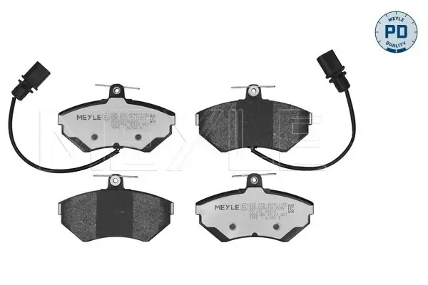 Колодки гальмівні (передні) Audi A4 94-01/VW Passat 96-00 (з датчиком) 025 219 4519-1/PD MEYLE 025-219-4519-1-PD (фото 1)