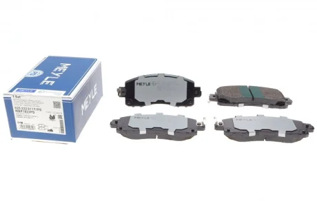 Колодки гальмівні (передні) Subaru Impreza 2.0 i 16-/XV 1.6-2.0 i 17- 025 222 0117/PD MEYLE 025-222-0117-PD