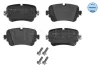 Колодки гальмівні (задні) Audi A6/A7/A8/Q7/Q8 15- 025 223 0717 MEYLE 025-223-0717 (фото 1)