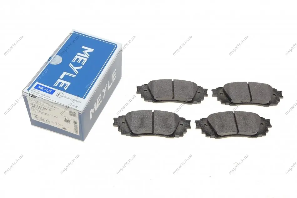Колодки гальмівні (задні) Toyota C-HR 16--/Rav4 18-/Lexus RX 15- 025 224 3415 MEYLE 025-224-3415 (фото 1)