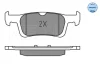 Колодки гальмівні (задні) Ford Fiesta 1.0 EcoBoost 17-/Peugeot 308 1.6 HDi 14- 025 228 0714 MEYLE 025-228-0714 (фото 3)