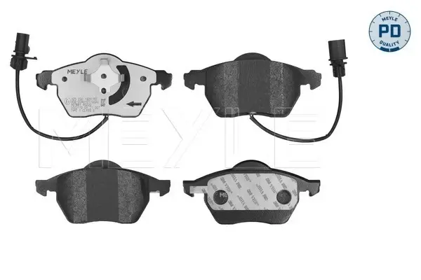 Колодки гальмівні (передні) Audi A4/A6/VW Passat 95- 025 230 1820/PD MEYLE 025-230-1820-PD (фото 1)