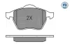 Колодки гальмівні (передні) Audi A4/A6/VW Passat 95- 025 230 1820/PD MEYLE 025-230-1820-PD (фото 3)