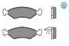 Колодки гальмівні (передні) Ford Escort/Fiesta/Sierra 80-02 025 231 0315 MEYLE 025-231-0315 (фото 2)