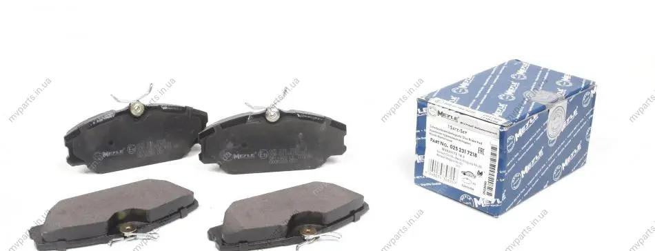 Колодки гальмівні (передні) Renault Clio II 00-/Megane I 96-03 025 231 7218 MEYLE 025-231-7218 (фото 1)