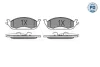 Колодки гальмівні (передні) MB ML-class (W163) 98-05 025 231 9317/PD MEYLE 025-231-9317-PD (фото 3)