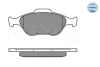 Колодки гальмівні (передні) Toyota Yaris 05- 025 232 0217/W MEYLE 025-232-0217-W (фото 2)