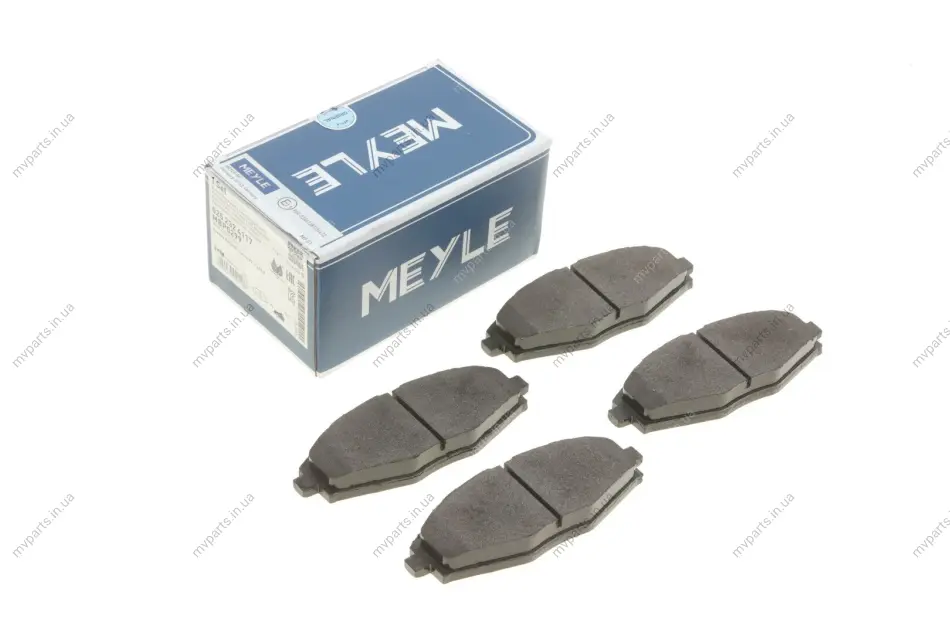 Колодки гальмівні (передні) Daewoo Lanos/Matiz 98- 025 232 4117 MEYLE 025-232-4117 (фото 1)