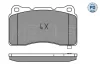 Колодки гальмівні (передні) Cadillac Ats/Cts/Honda Civic X/Mitsubishi Lancer/Tesla Model 3/S/X 03- 025 233 2516/PD MEYLE 025-233-2516-PD (фото 2)