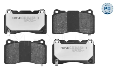 Колодки гальмівні (передні) Cadillac Ats/Cts/Honda Civic X/Mitsubishi Lancer/Tesla Model 3/S/X 03- 025 233 2516/PD MEYLE 025-233-2516-PD