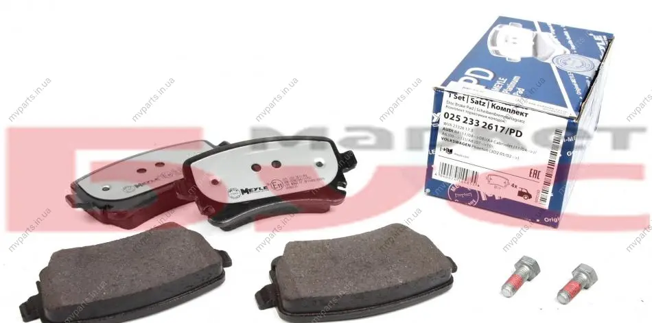 Колодки гальмівні (задні) VW T5 03- (Lucas) (Platinum) 025 233 2617/PD MEYLE 025-233-2617-PD (фото 1)