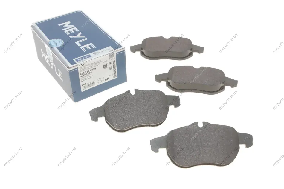 Колодки гальмівні (передні) Opel Vectra C/Signum 03- 025 234 0220 MEYLE 025-234-0220 (фото 1)