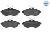 Колодки гальмівні (передні) Citroen C2/C3 02- 025 234 0719 MEYLE 025-234-0719 (фото 1)