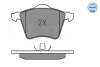 Колодки гальмівні (передні) Seat Alhambra/VW Sharan 1.8-1.9TDI 95-10 (Ate) 025 234 1819/W MEYLE 025-234-1819-W (фото 3)