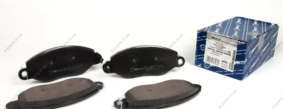Колодки гальмівні (передні) Ford Transit 00- (FWD) 025 234 3418/W MEYLE 025-234-3418-W (фото 1)