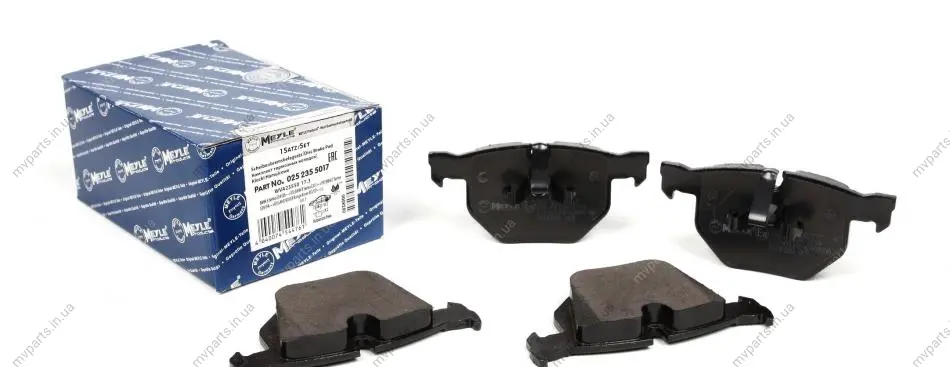 Колодки гальмівні (задні) BMW 3 (E90-E93) 05- 025 235 5017 MEYLE 025-235-5017 (фото 1)