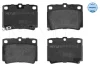 Колодки гальмівні (задні) Mitsubishi Pajero 91-00/Pajero Sport 98- 025 235 9315/W MEYLE 025-235-9315-W (фото 1)