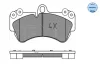 Колодки гальмівні (передні) Porsche Cayenne/VW Touareg 02-10 (Brembo) (190.2.x99.1x16.1) 025 236 9217 MEYLE 025-236-9217 (фото 2)