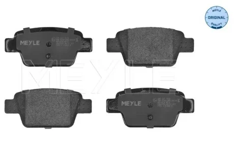Колодки гальмівні (задні) Alfa Romeo Mito/Fiat BravoII/Stilo/Lancia Delta III 99- 025 237 1415 MEYLE 025-237-1415