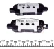 Колодки гальмівні (задні) Renault Koleos/Nissan Juke/Leaf/Qashqai/X-Trail/Suzuki 08- (Akebono) 025 238 7114/PD MEYLE 025-238-7114-PD (фото 2)