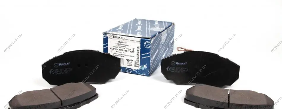 Колодки гальмівні (передні) Citroen Jumper/Fiat Ducato/Peugeot Boxer 02- R15 025 239 1719/W MEYLE 025-239-1719-W (фото 1)