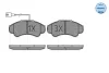 Колодки гальмівні (передні) Citroen Jumper/Fiat Ducato/Peugeot Boxer 02- R16 025 239 1919/W MEYLE 025-239-1919-W (фото 2)